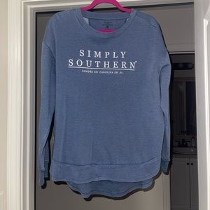 Simply Southern Blue Pullover